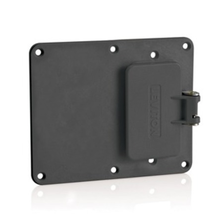 LEVITON Weather Resistant 2 Gang Coverplate 3241W-E